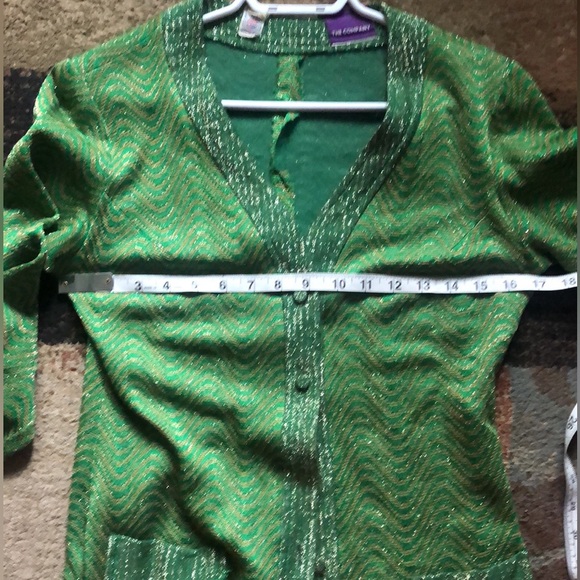 VTG | 70s metallic green and gold medium - Picture 16 of 16